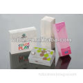 popular clear plastic cosmetic box packaging